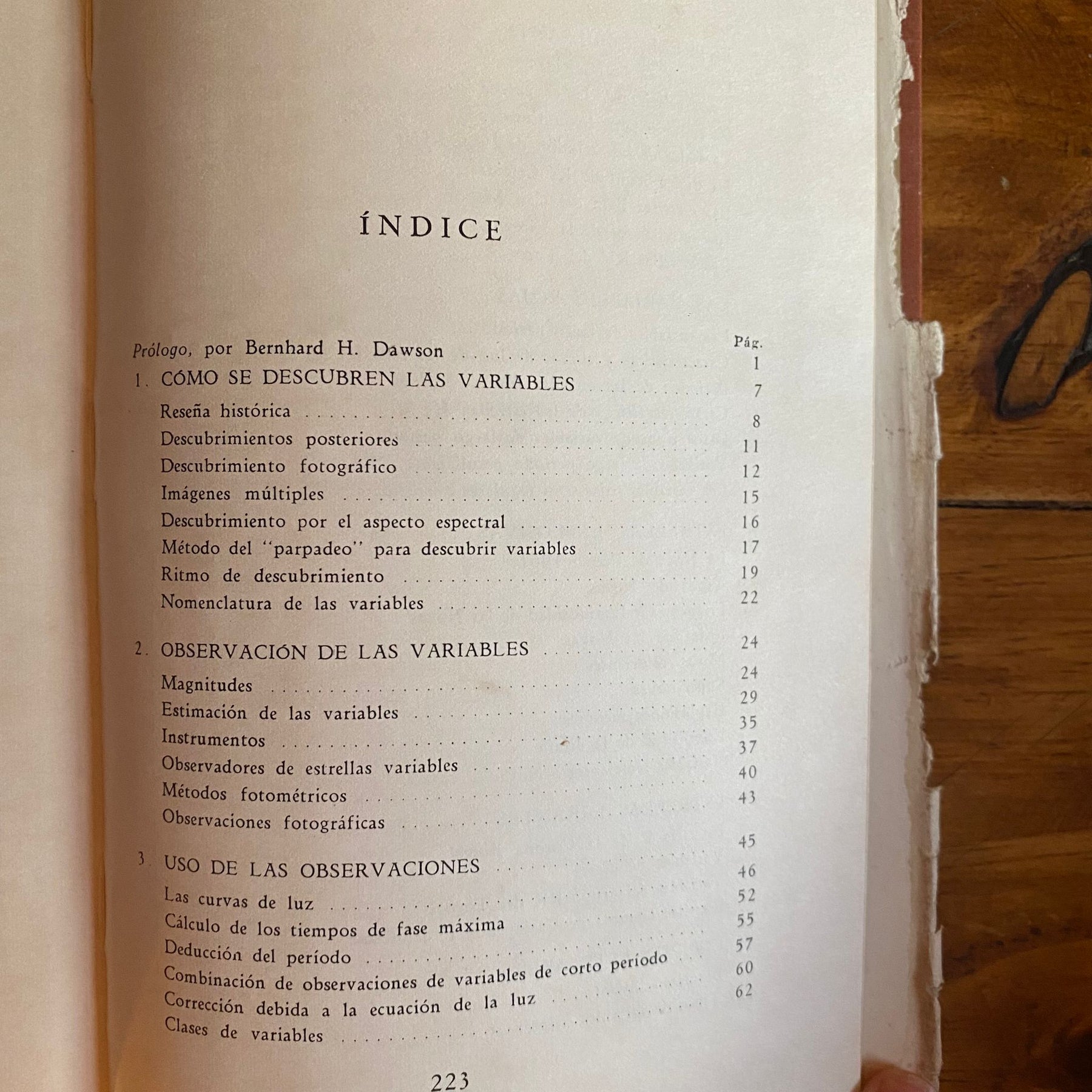 Historia de las estrellas variables