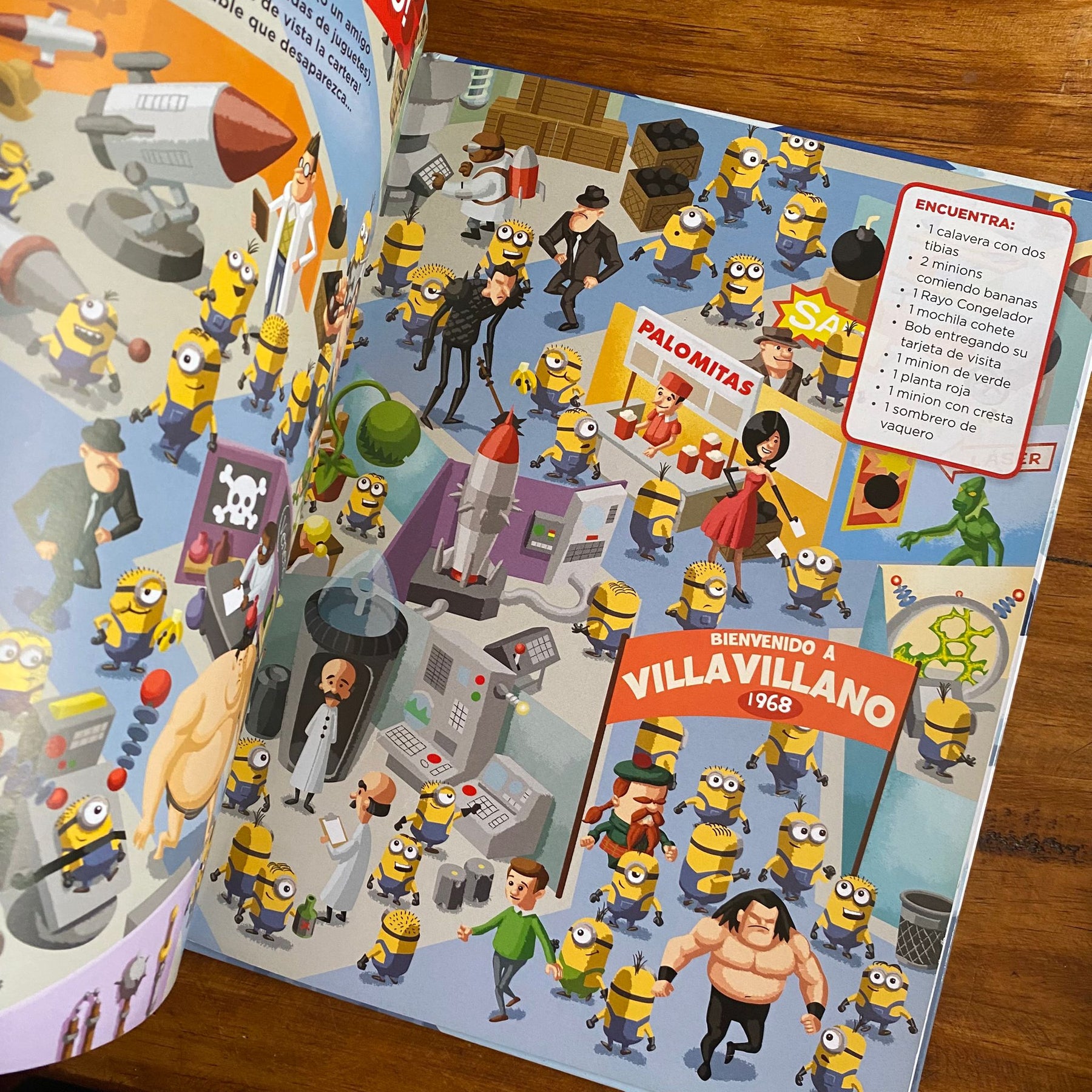 Los minions: busca y encuentra