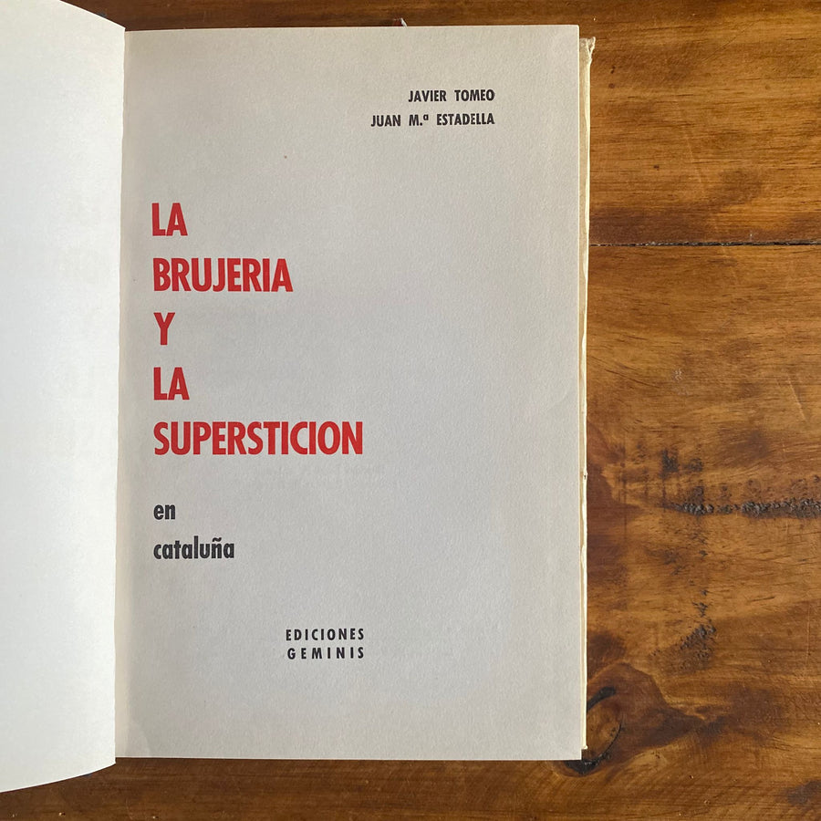 La brujería y la superstición en Cataluña