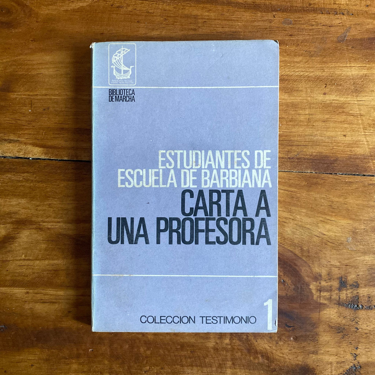 Carta a una profesora