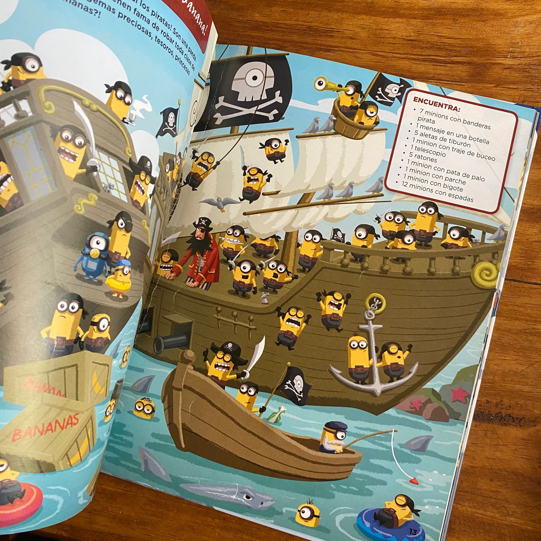 Los minions: busca y encuentra